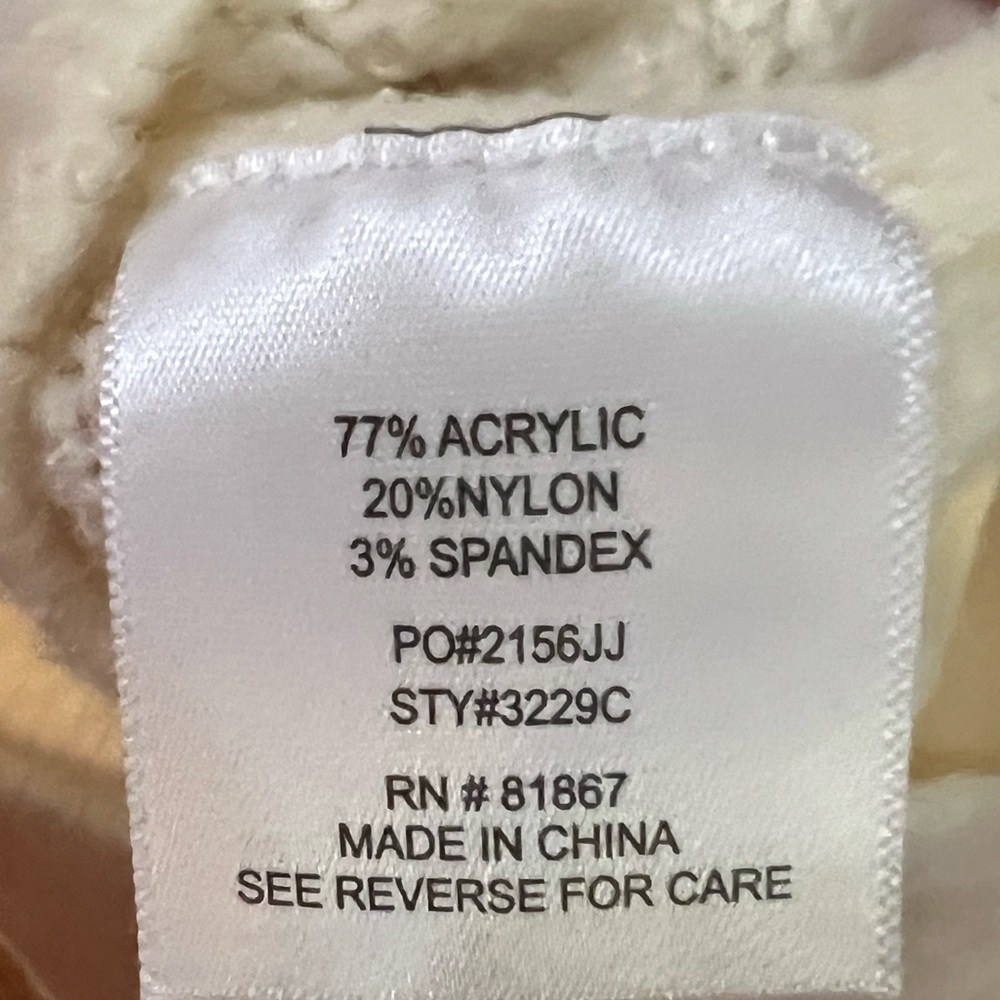Olivia Sky Jacquard Raglan Hoodie Sweater (Ivory) - Picture 5 of 6